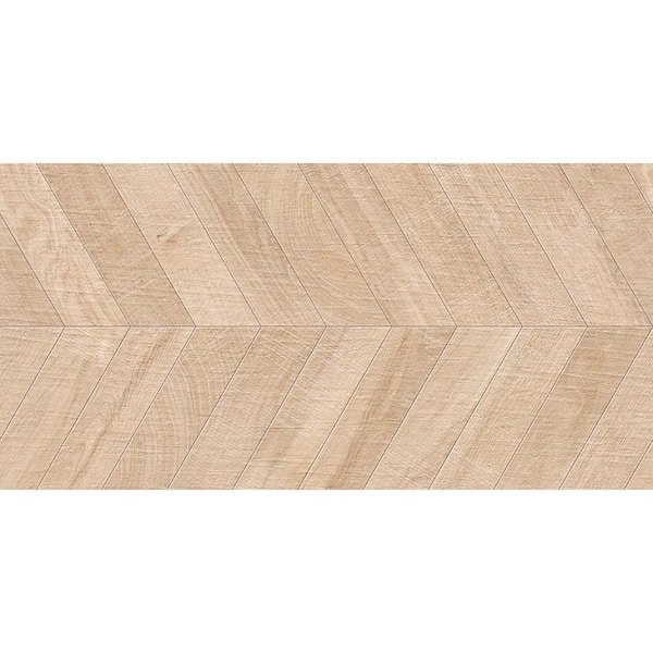 Bois Beige 23.7 in. x 47.25 in. Matte Porcelain Rectangular Wall and Floor Tile (14 Cases/216.86 sq. ft./Pallet)