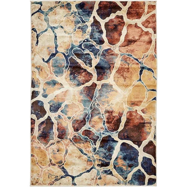 Mystic Fitz Roy Beige 4' 0 x 6' 0 Area Rug