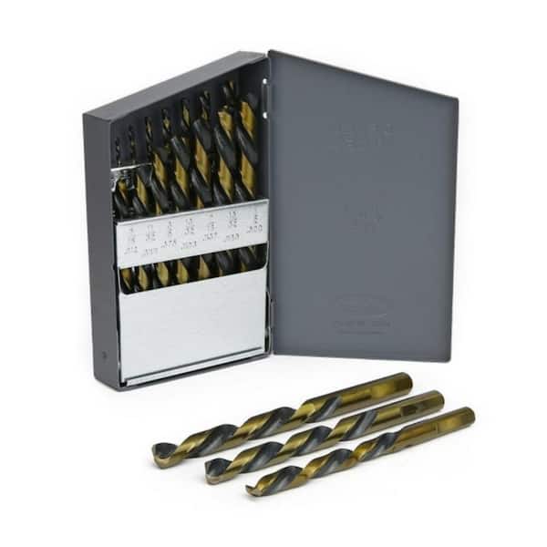 STARK USA Max Bit Diameter in Fractions 13/32 in. ELITE High Speed Steel Drill Bit Set with Case