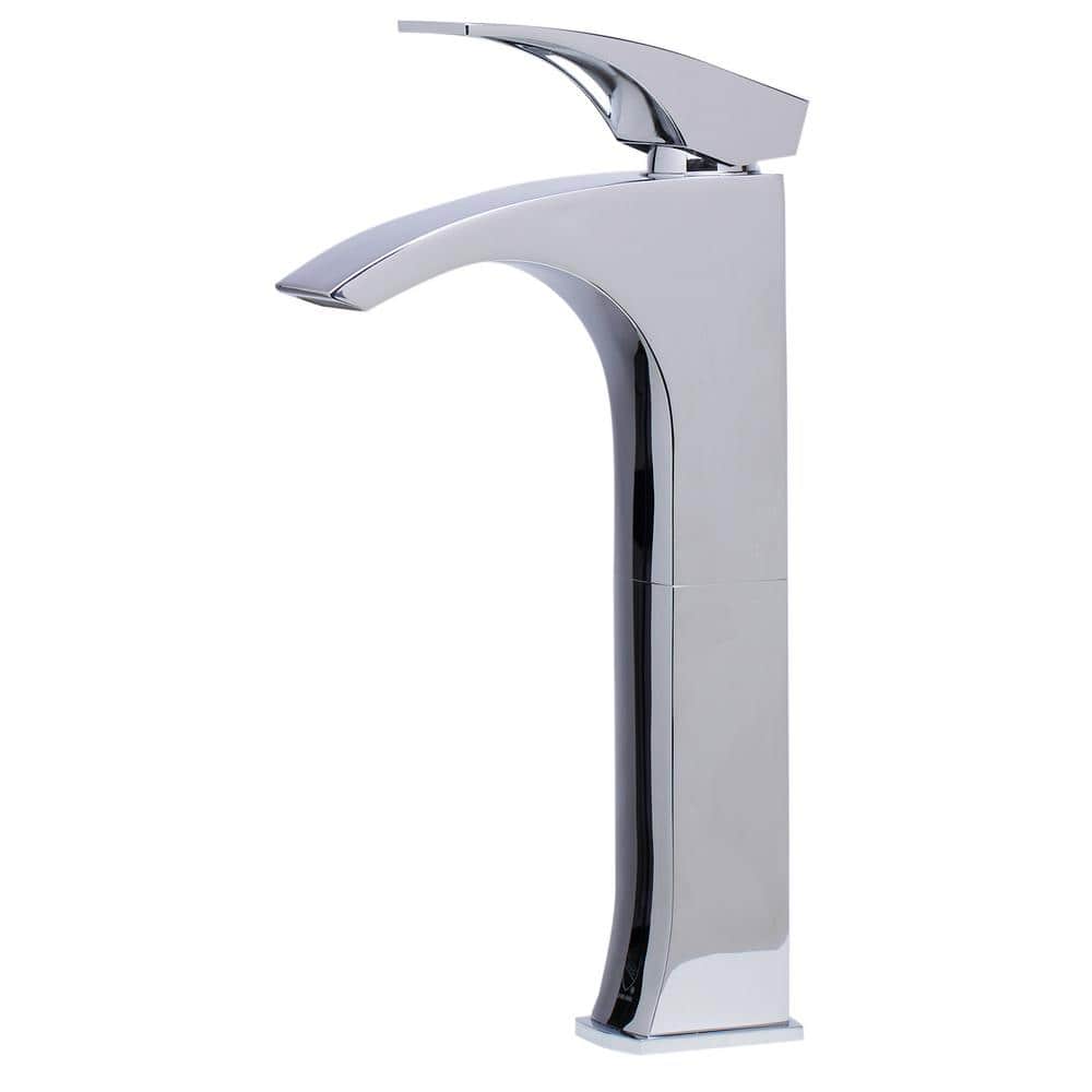 AB1587-PC Single Hole Single-Handle Bathroom Faucet in Polished Chrome