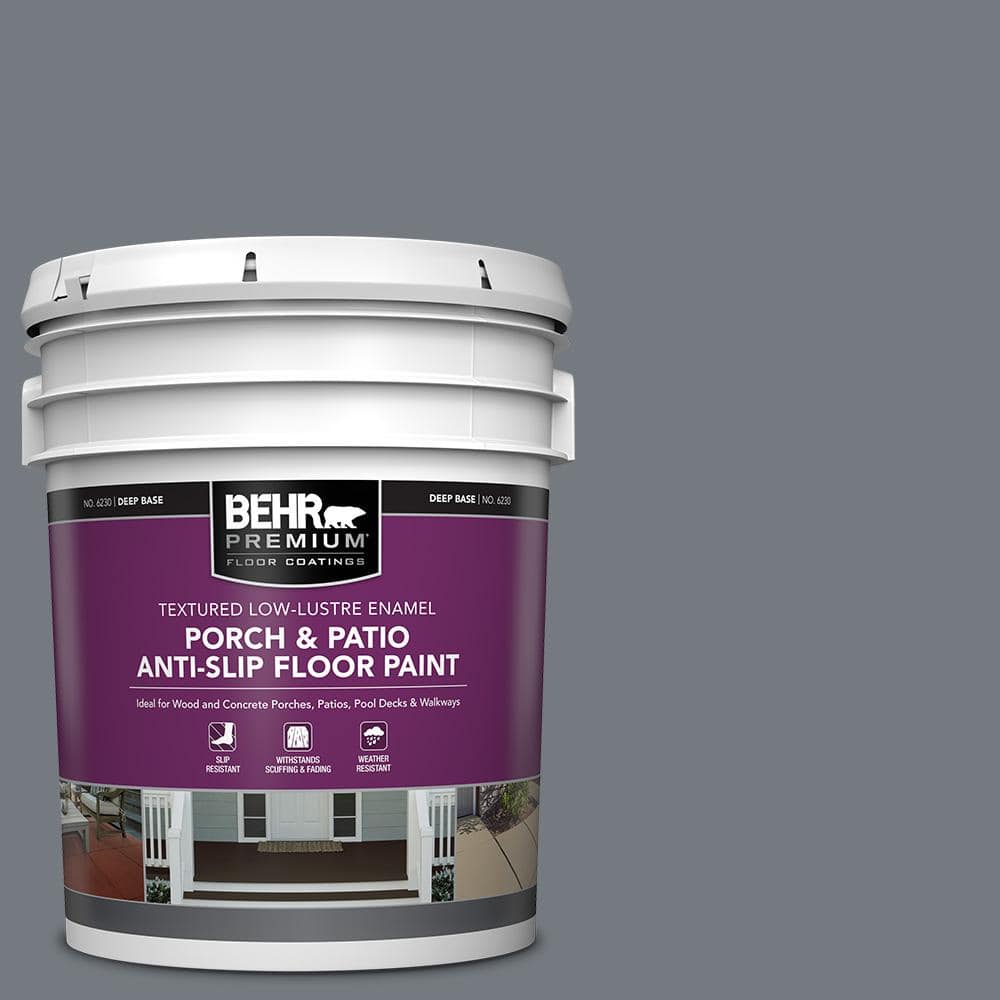5 gal. #N510-5 Liquid Mercury color Textured Low-Lustre Enamel Interior/Exterior Porch and Patio Anti-Slip Floor Paint price history on PriceWatchPro