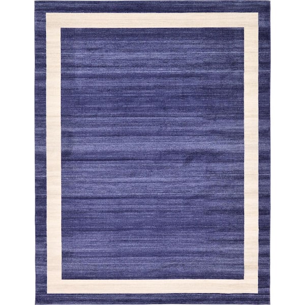Del Mar Maria Navy Blue 10' 0 x 13' 0 Area Rug
