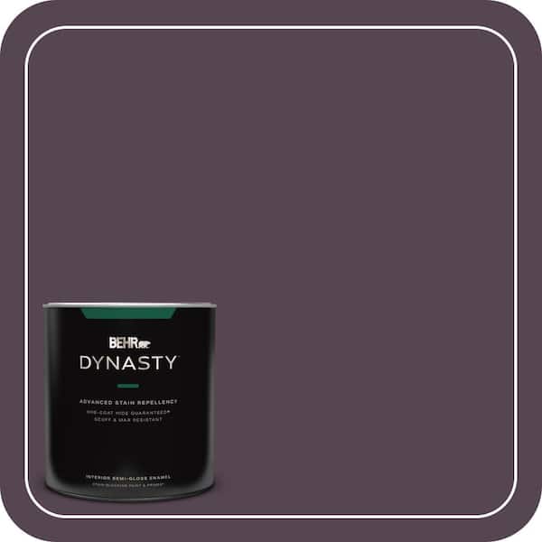 BEHR DYNASTY 1 qt. #680F-7 Baritone Semi-Gloss Enamel Interior Stain-Blocking Paint and Primer