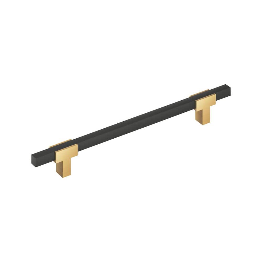 Urbanite 12 in. (305mm) Center-to-Center Champagne Bronze/Matte Black Bar Appliance Cabinet Pull price history on PriceWatchPro