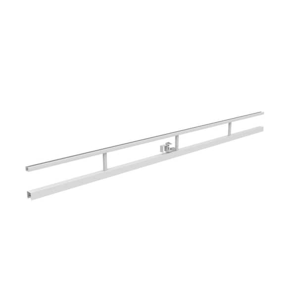 Barrette Outdoor Living VersaRail Aluminum 8 ft. Matte Black Triple Rail Topper