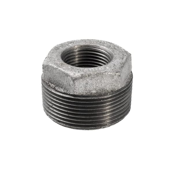 Southland 1-1/2 in. x 3/4 in. Galvanized Malleable Iron MPT x FPT Hex Bushing Fitting