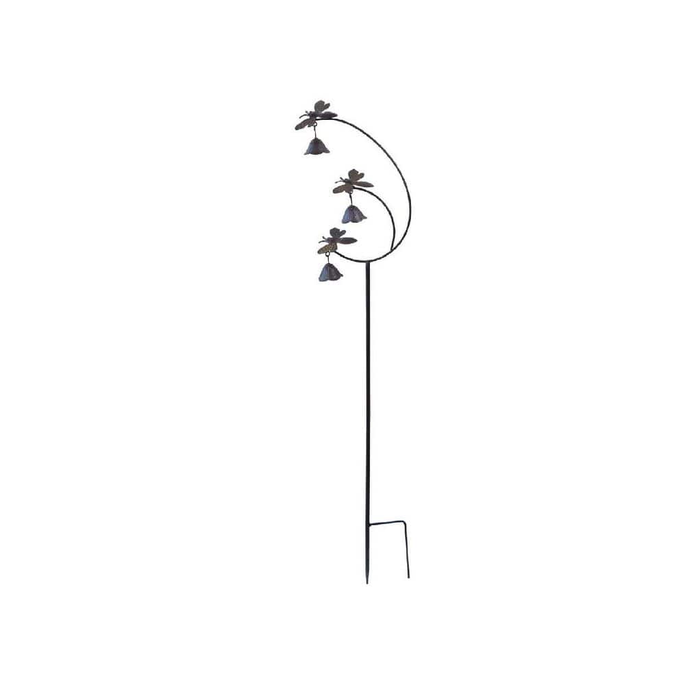 Steuben Galss ピオニー センターピースボウル 34cm 花生け Decorative Garden Stake Metal Bees with Bells for Outside