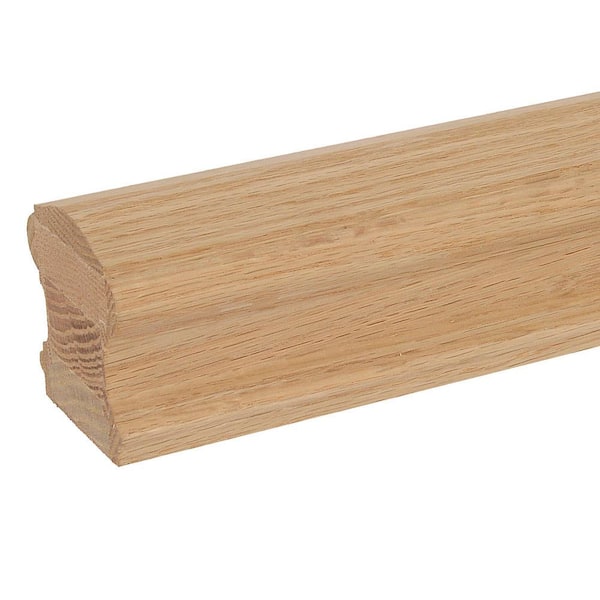 6510 2-5/8 in. Unfinished Red Oak Solid Handrail