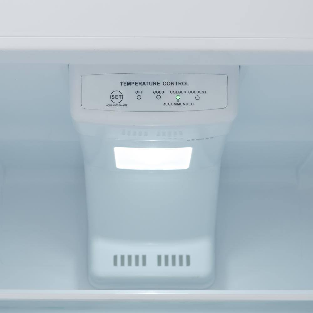 10.1 cu. ft. Top Freezer Refrigerator in Platinum Steel