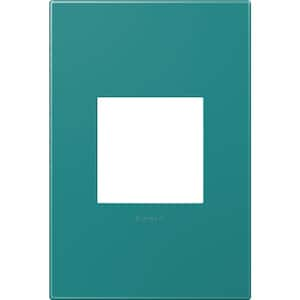 adorne 1 Gang Decorator/Rocker Wall Plate, Turquoise Blue (1-Pack)