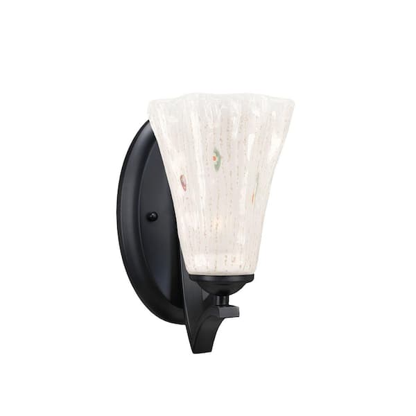 Cleveland 1-Light Matte Black Wall Sconce