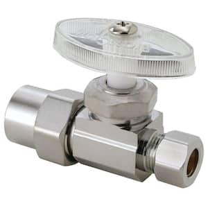 1/2 in. CPVC Inlet x 3/8 in. Compression Outlet Multi-Turn Straight Valve