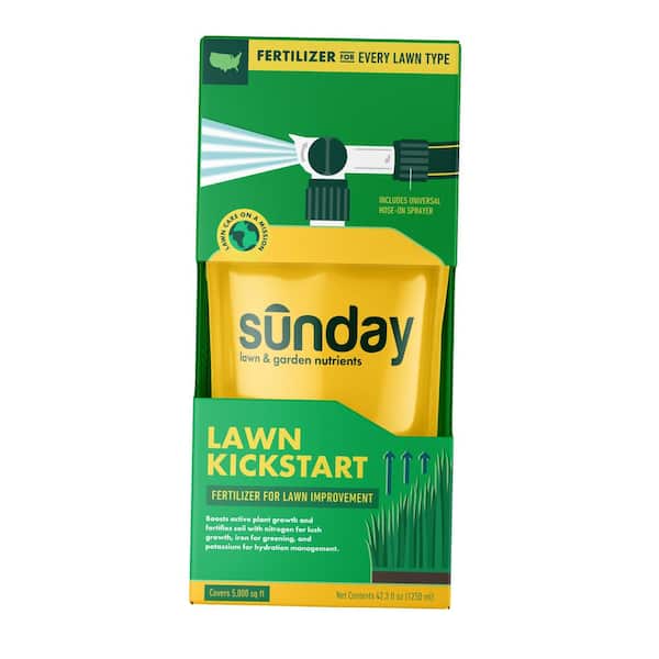 SUNDAY Lawn Kickstart 42.3 fl oz. 5,000 sq. ft. Liquid Lawn Fertilizer