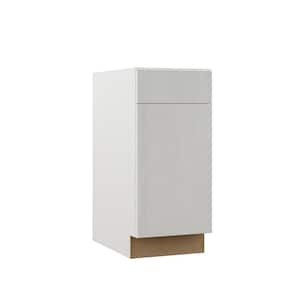 Designer Series Edgeley Assembled 15x34.5x23.75 in. Base Kitchen Cabinet in Glacier