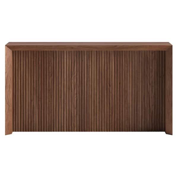 Meyer&Cross Piedmont 55.75 in. Satin Walnut Rectangular MDF Top