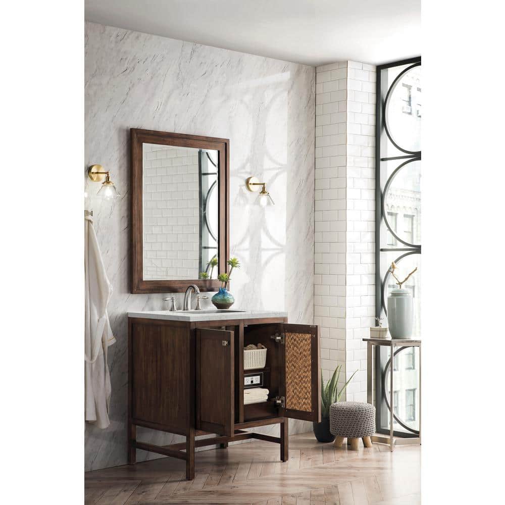 Addison 30" Dark Wood Single Bathroom Vanity Base