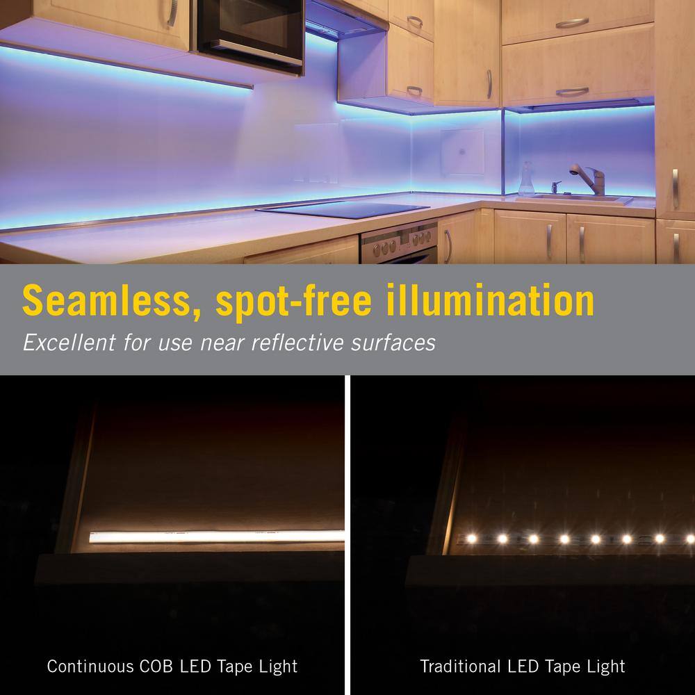 RibbonFlex Pro 24V 8ft White COB LED Strip Light