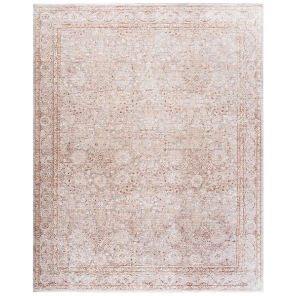Signature 8 ft. x 10 ft. Beige/Gray Persian Area Rug