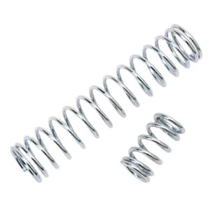 11/16 in. x 1-1/4 in. and 7/8 in. x 4 in. Zinc-Plated Compression Spring (4-Pack)