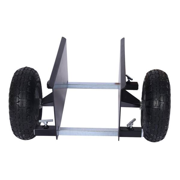 7.9 in. Lumber Transfer Panel Handbarrow Dolly with Pneumatic Wheels