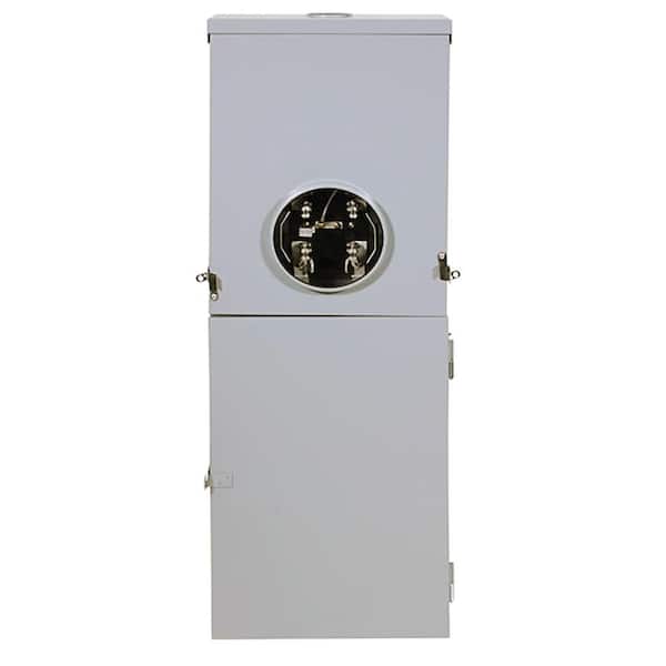 Outdoor 200 Amp 20-Space 40-Circuit Main Brkr Ringless Surf Mt Overhead/Undergrnd Mtr Socket Load Center (TSMRQ2020CSCU)