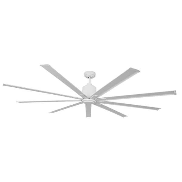 Maxx Air 96 in. Indoor/Outdoor White Industrial Ceiling Fan