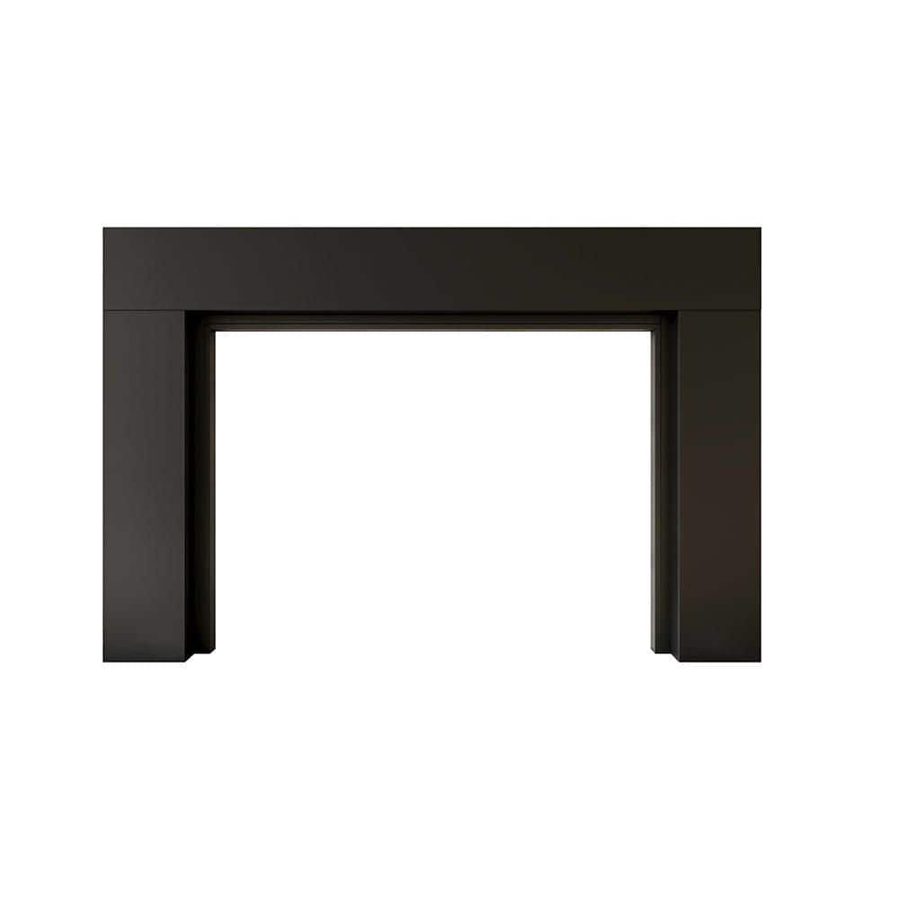 Sabine 72 in. x 54 in. Overall Dims Full Surround Fireplace Wood Mantel 48 in. x 42 in. Interior Opening in Black Paint price history on PriceWatchPro