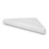 15 in. Corner Shelf Niche in White