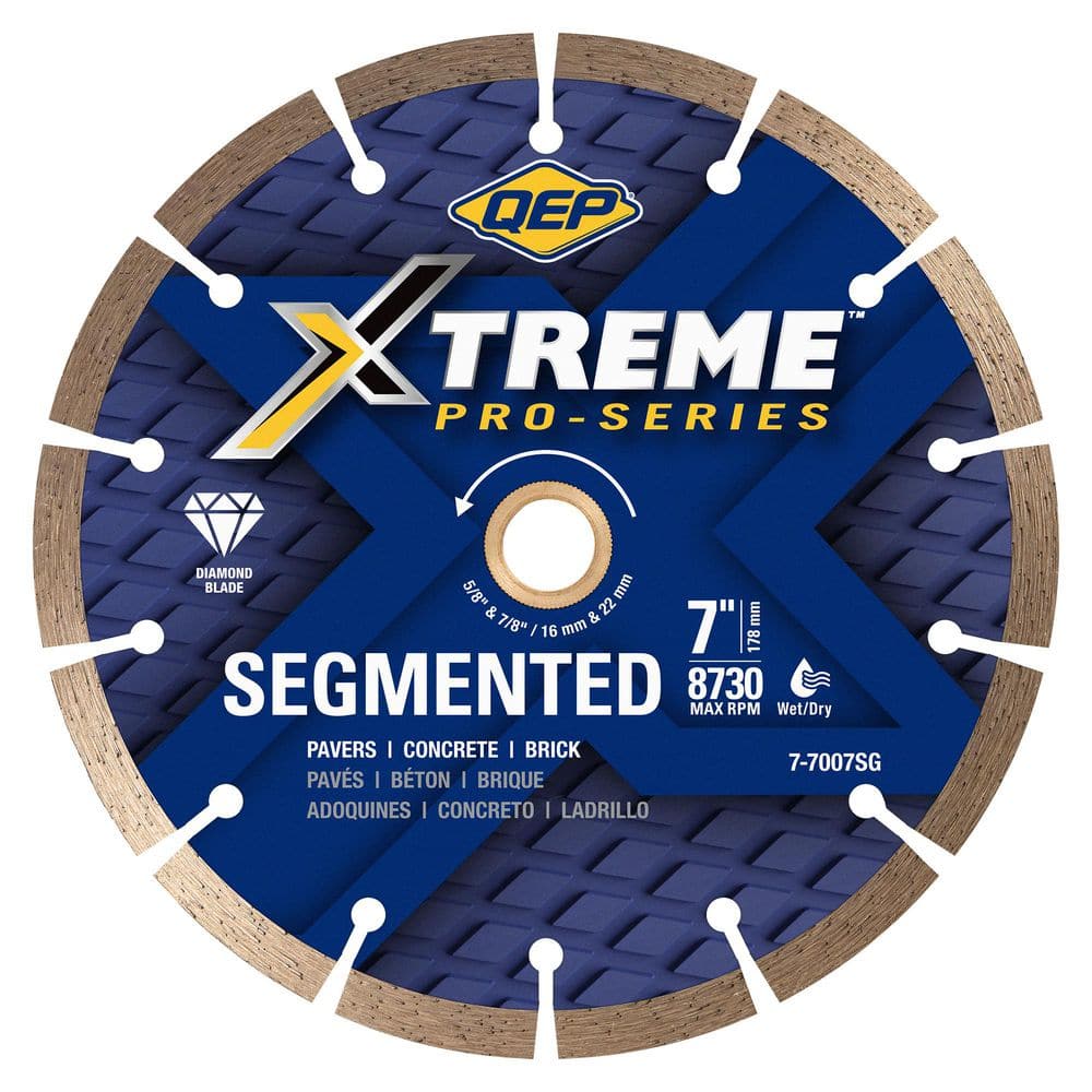 Xtreme 7 in. Segmented Diamond Blade Cuts Wet Through Pavers, Concrete, Brick price history on PriceWatchPro