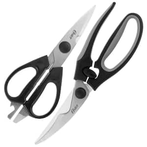 Huxford 2 Piece Kitchen Scissors Set in Black