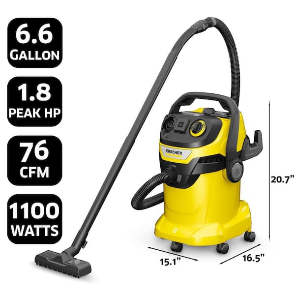 build floor appeal Karcher WD 5/P Multi-Purpose 6.6 Gal. Wet/Dry Shop Vacuum Cleaner with  Attachments and Blower Feature - 2022 Edition 1.628-311.0 - The Home Depot