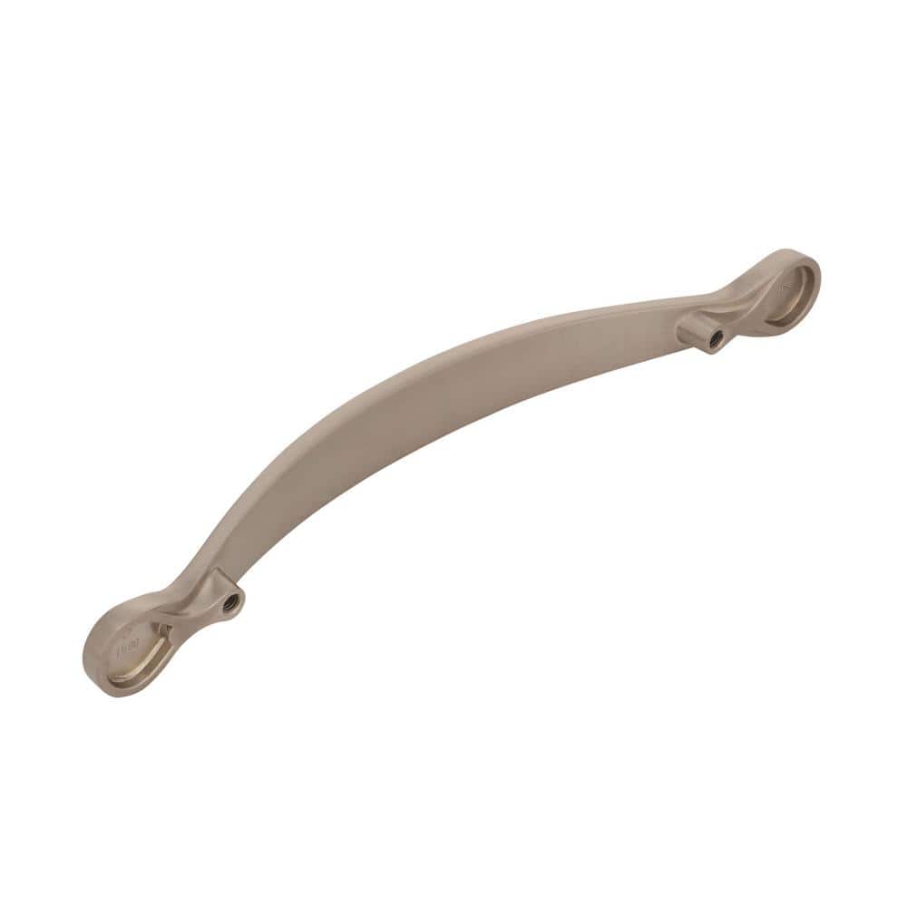Satin Nickel Brushed Cabinet Pull with Mounting Hardware