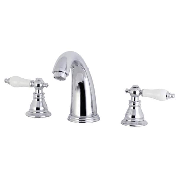 Patriot 8 in. Widespread 2-Handle Bathroom Faucet in Polished Chrome