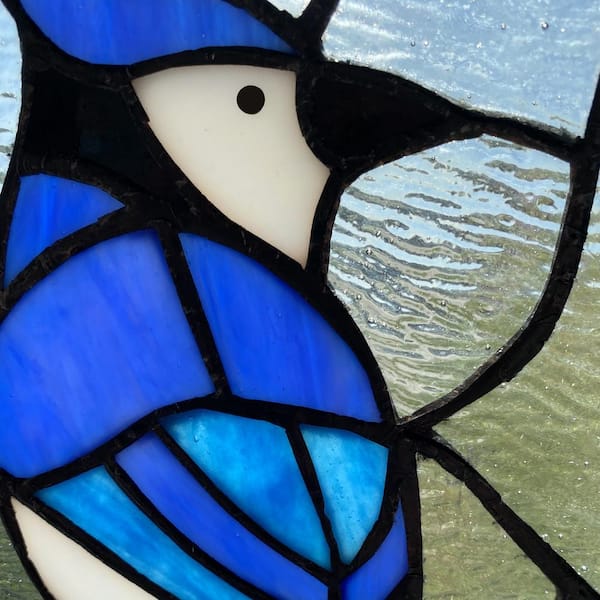 Blue Jay Hobby License Beginner Stained Glass Pattern 