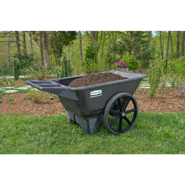 8.75 Cu.ft. Big Wheel Plastic Yard Cart