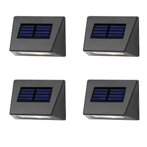 Solar Bronze Integrated LED Downcast Deck Light (4-Pack)