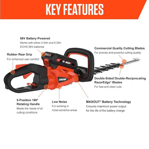 ECHO 22 in. 56-Volt X Series Double-Sided Double-Reciprocating