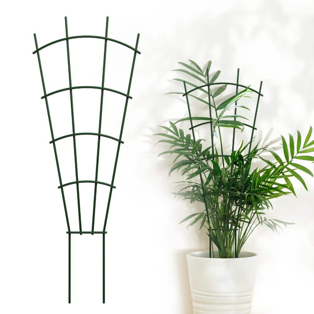 43 in. Garden Trellis Heavy Duty Steel Green 6-Pack price history on PriceWatchPro