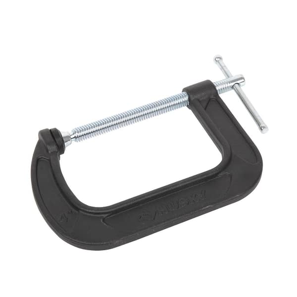 Husky 4 in. Drop Forged C-Clamp 97892 - The Home Depot