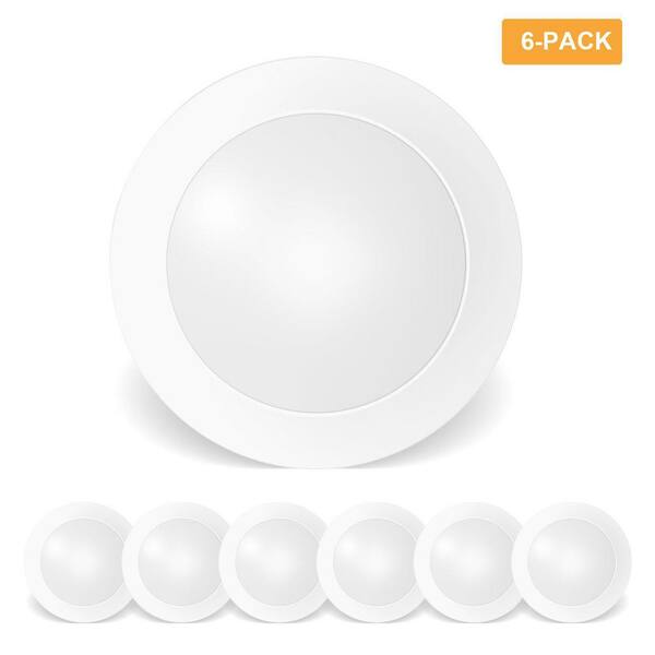 dimmable led disk light flush mount ceiling fixture