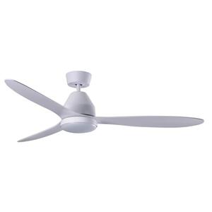 Whitehaven 56 in. Indoor White Smart Ceiling Fan with Remote Control and Light Kit