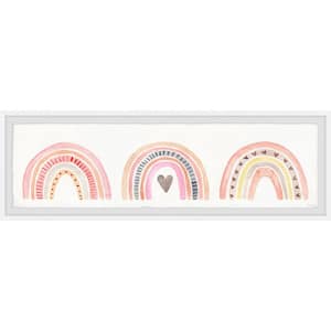 "Rainbow Parade" by Marmont Hill Framed Nature Art Print 10 in. x 30 in.