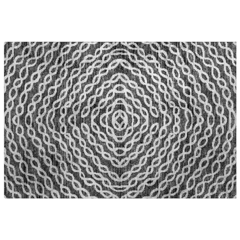 Dream Shag Premium Machine Washable Abstract ADS74 Shadow 3 ft. x 4 ft. Area Rug price history on PriceWatchPro