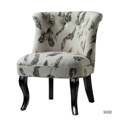 Bella Grey Tufted Side Chair