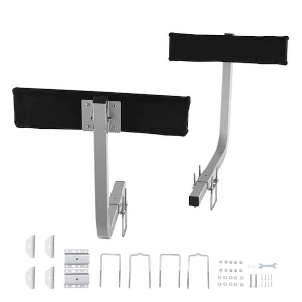 SKYSHALO Marine Trailer Assistant, 27.6 in. Flexibly Adjustable Bunk Guide-Ons, Pair of Durable Steel Support Poles, Roller Guide