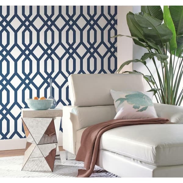 28.18 sq. ft. Gazebo Lattice Peel and Stick Wallpaper