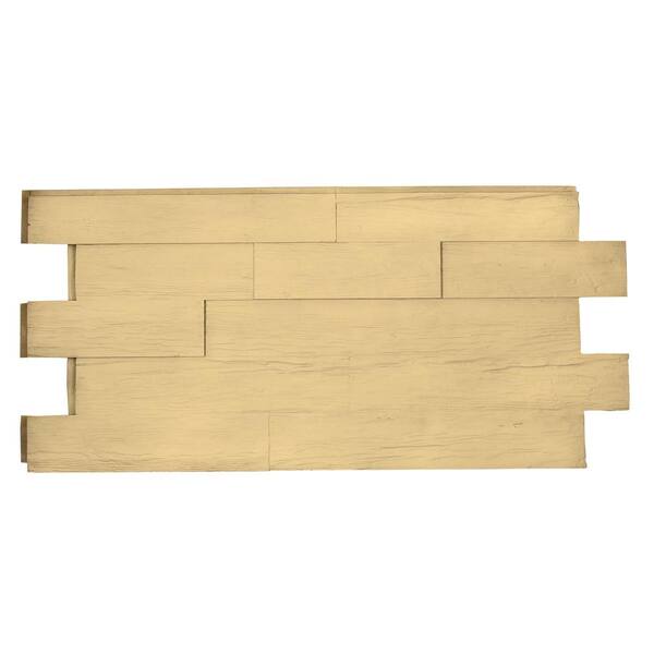 Superior Building Supplies Superior Time Weathered Faux Rustic Panel 1-1/4 in. x 48 in. x 23 in. Unfinished Polyurethane Interlocking Panel