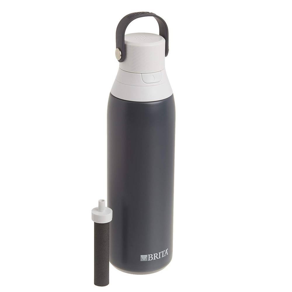 20 oz. Stainless Steel Premium Filtering Water Bottle BPA-Free, Insulated Includes 1-Filter in Silver price history on PriceWatchPro