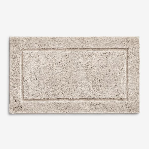 Legends Hotel 17 in. x 24 in. Oatmeal Bath Rug