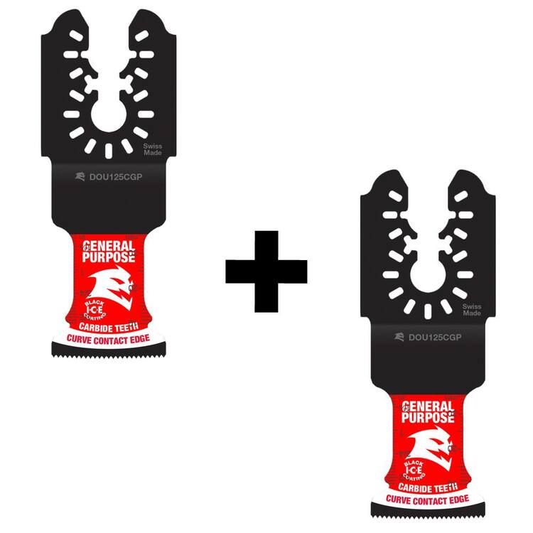 DIABLO 1-1/4 in. AMPED Demo Demon Universal Fit Carbide Teeth Oscillating Tool Blades for General Purpose Cuts